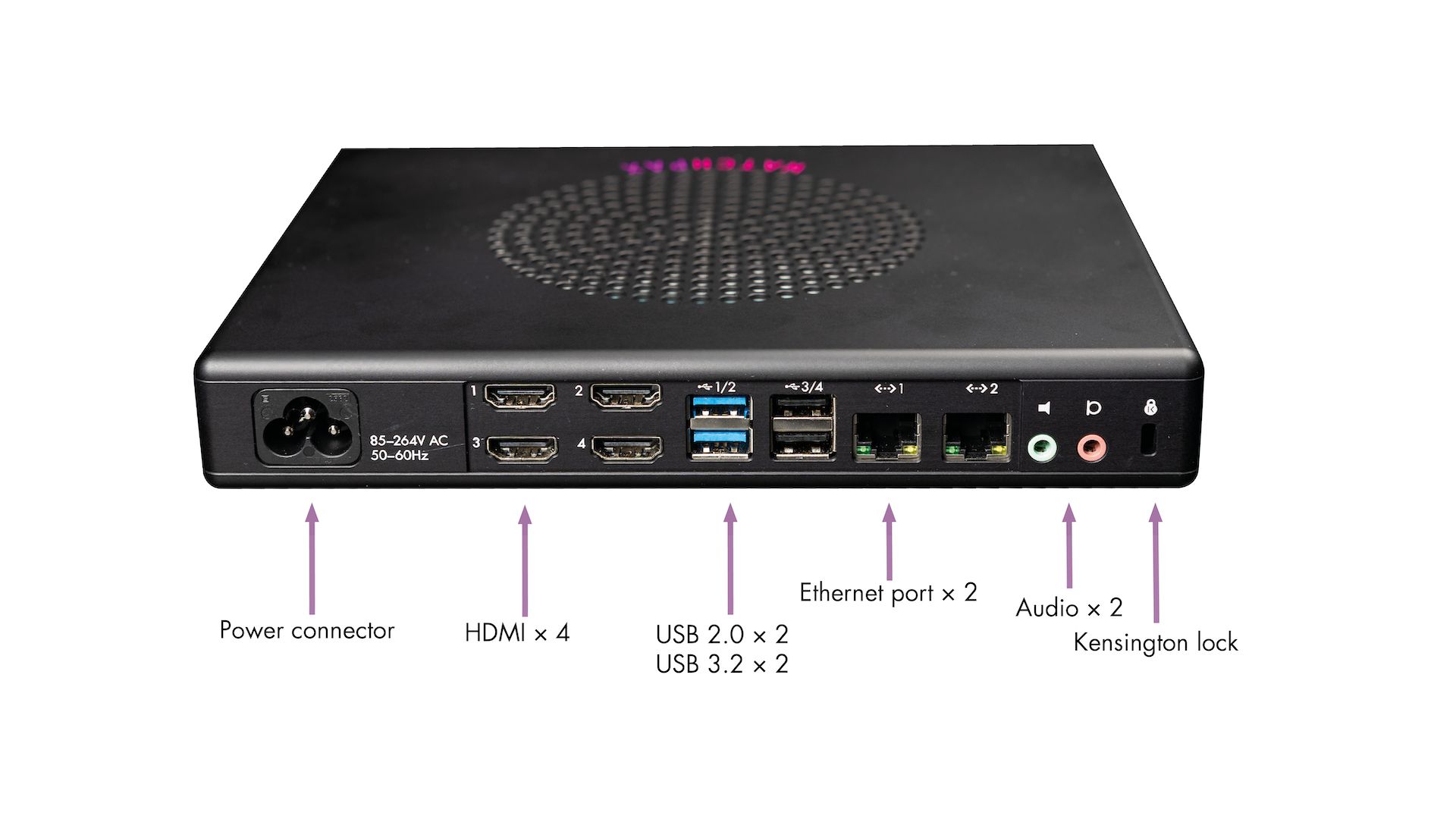 WATCHPAX 30 Connectors - Front