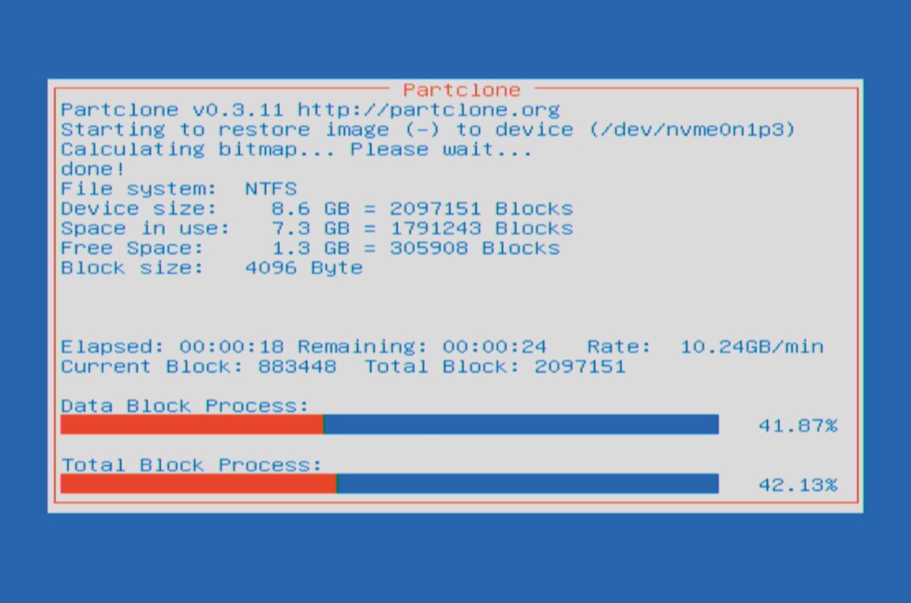 Reset in Progress