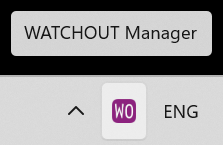 Manager taskbar