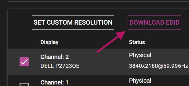 Download EDID